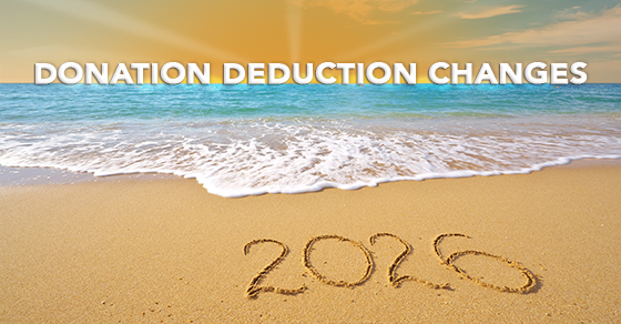 Changes To Charitable Donation Deductions Are on the Horizon
